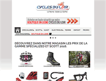 Tablet Screenshot of cyclesduloir.com